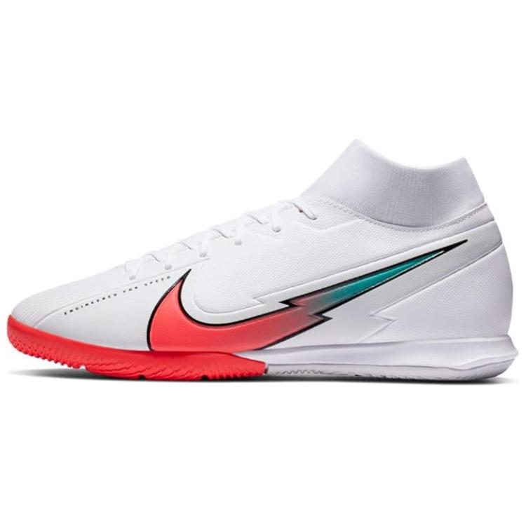 Nike Мужские противоскользящие износостойкие футбольные бутсы Mercurial Superfly 7, белый с оранжевым покрытием
Nike Мужские противоскользящие износостойкие футбольные бутсы Mercurial Superfly 7, белый с оранжевым покрытием