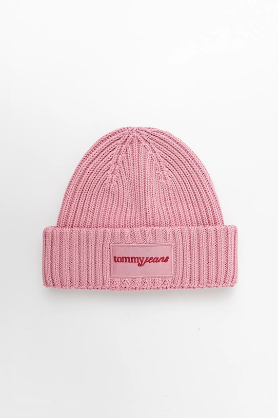 Хлопковая шапочка Tommy Jeans, розовый
Хлопковая шапочка Tommy Jeans, розовый