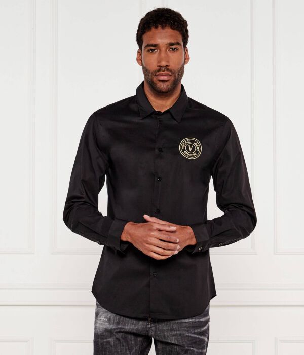 Рубашка Slim fit Versace Jeans Couture, черный
Рубашка Slim fit Versace Jeans Couture, черный