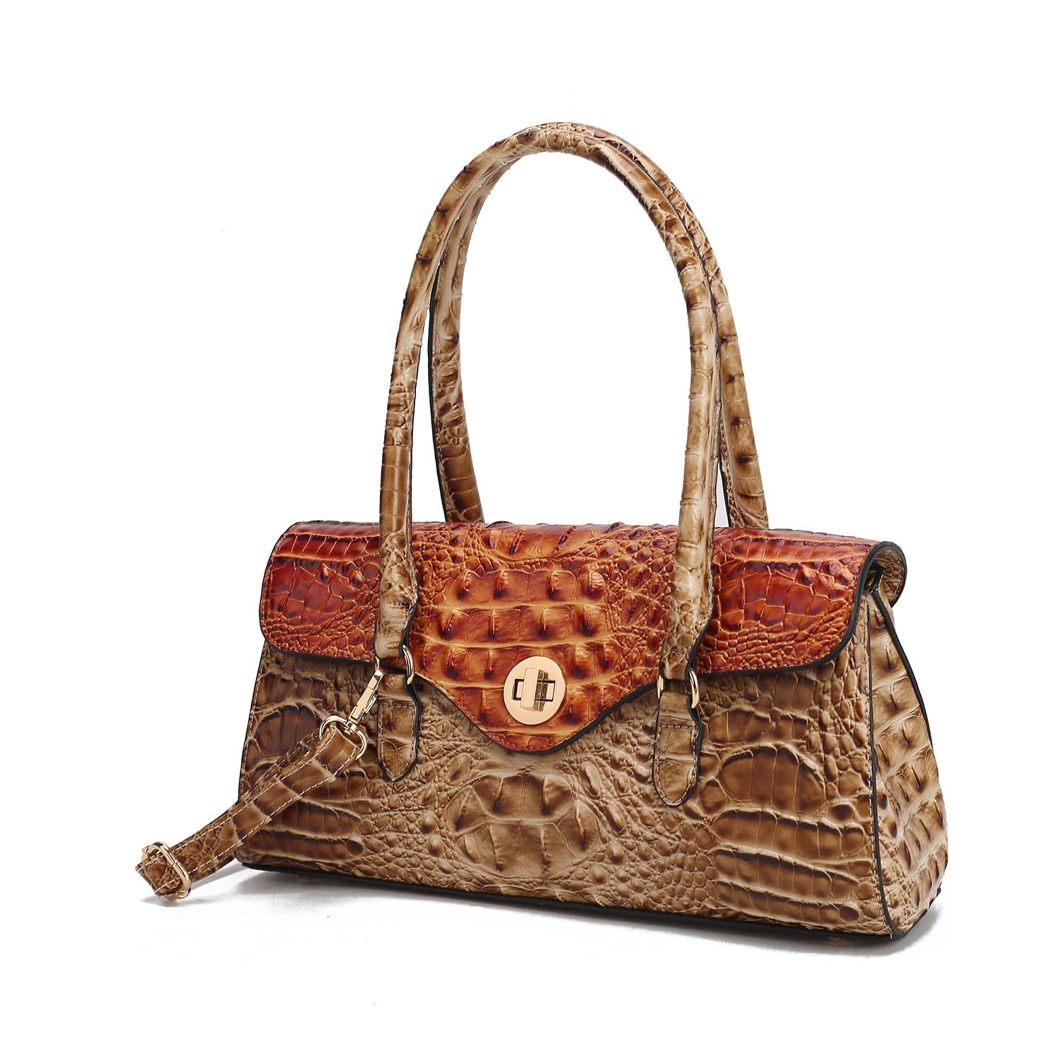 Элегантная женская сумка через плечо Liviana с тиснением под крокодила MKF Collection By Mia K., коричневый
Элегантная женская сумка через плечо Liviana с тиснением под крокодила MKF Collection By Mia K., коричневый