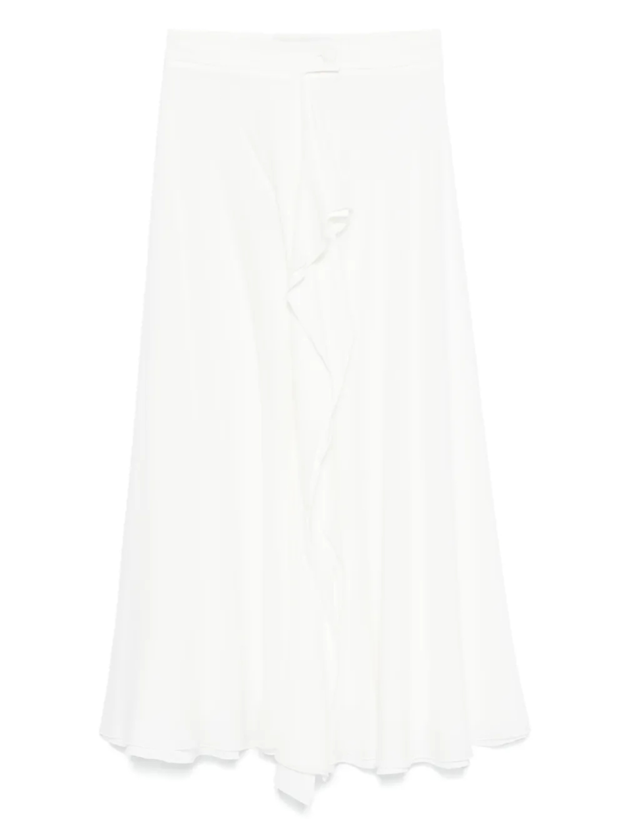Юбка миди с драпировкой DE SANTIS, белый 
Юбка миди с драпировкой DE SANTIS, белый