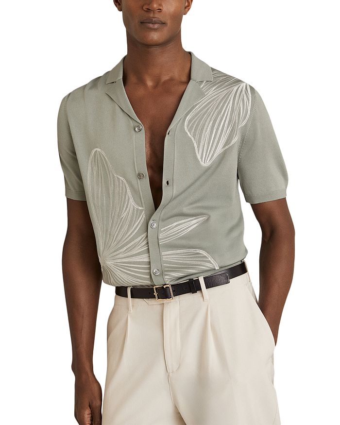 Печатная рубашка с коротким рукавом Camp REISS, зеленый
Печатная рубашка с коротким рукавом Camp REISS, зеленый