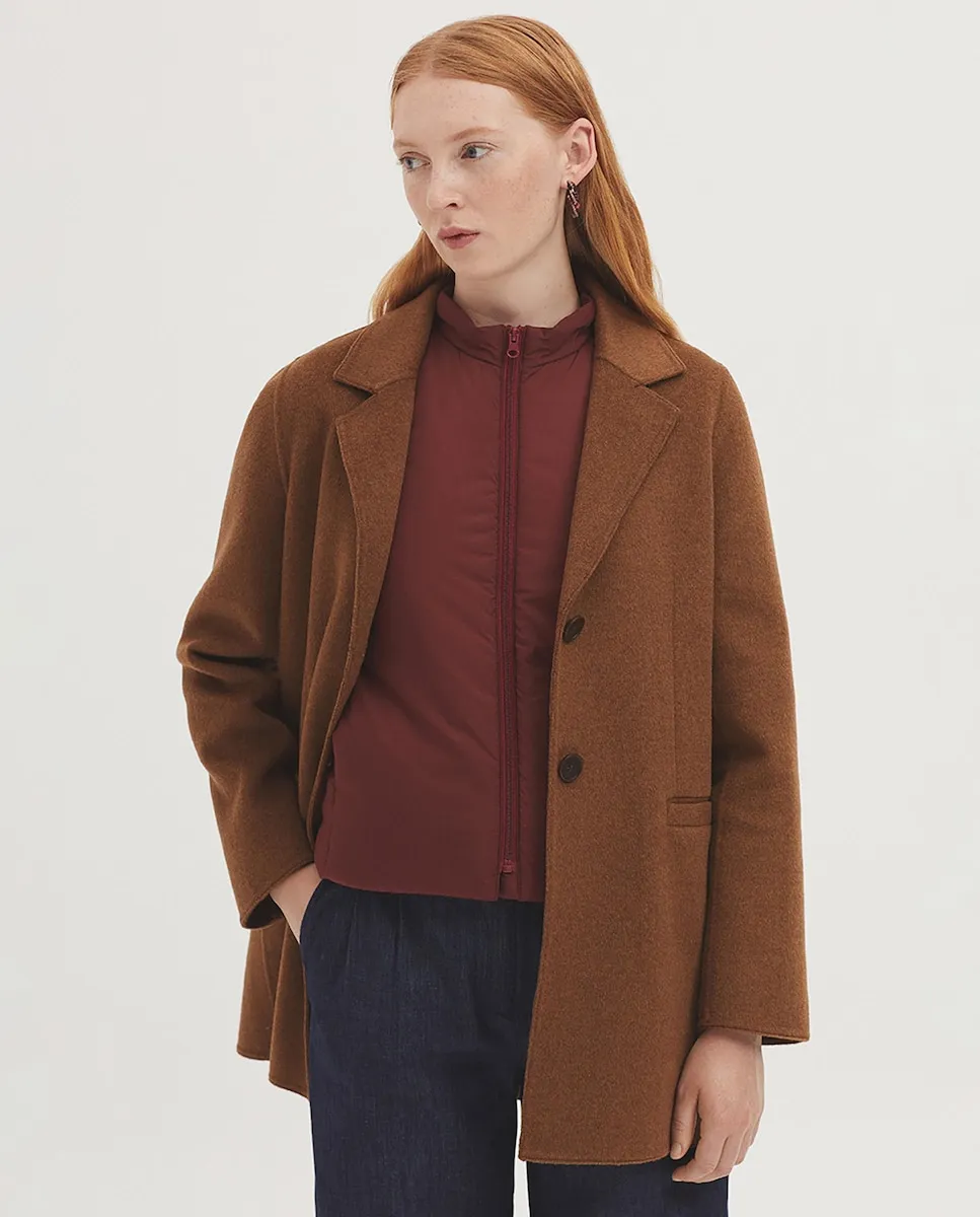 Женское пальто из ткани с застежкой на пуговицы и передними карманами Nice Things, песочный
Женское пальто из ткани с застежкой на пуговицы и передними карманами Nice Things, песочный