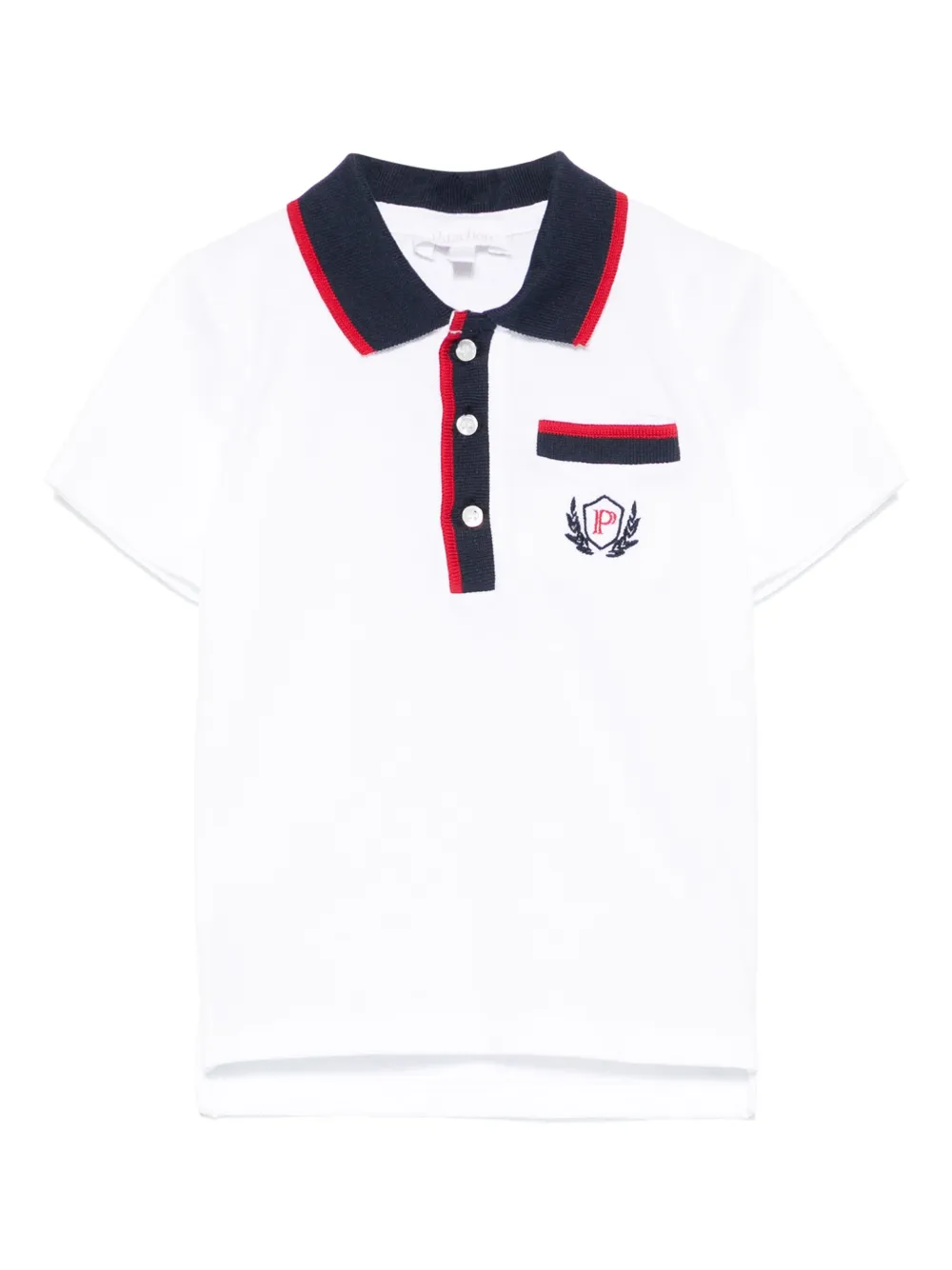 Рубашка поло с вышитым логотипом Patachou, белый
Рубашка поло с вышитым логотипом Patachou, белый