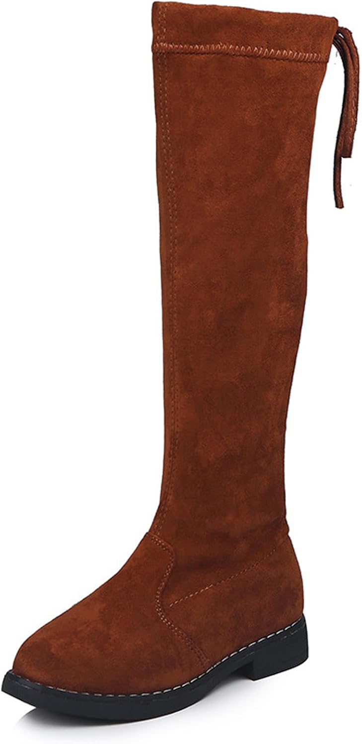 WUIWUIYU ботинки до колена с завязками, молнией и шнурками, замшевые, выше колена, с круглым носком, милые принцесские туфли, Brown
WUIWUIYU ботинки до колена с завязками, молнией и шнурками, замшевые, выше колена, с круглым носком, милые принцесские туфли, Brown