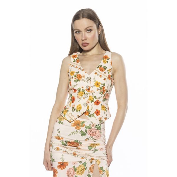 Женский топ-безрукавка Лилиана на пуговицах Alexia Admor, цвет vintage florals
Женский топ-безрукавка Лилиана на пуговицах Alexia Admor, цвет vintage florals