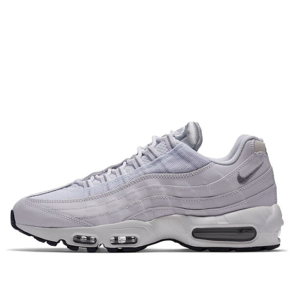 Кроссовки air max 95 'white wolf grey-obsidian' Nike, белый 
Кроссовки air max 95 'white wolf grey-obsidian' Nike, белый