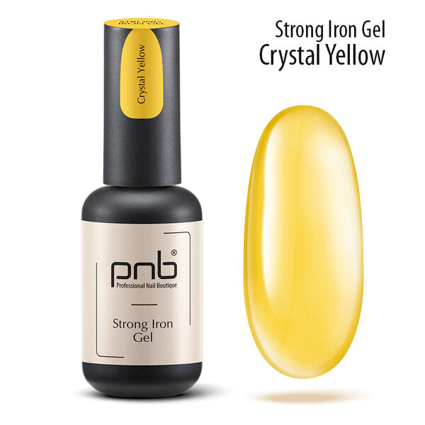 Гель для моделирования ногтей УФ/LED кристально желтый, 8 мл Pnb Strong iron gel, цвет сrystal yellow
Гель для моделирования ногтей УФ/LED кристально желтый, 8 мл Pnb Strong iron gel, цвет сrystal yellow