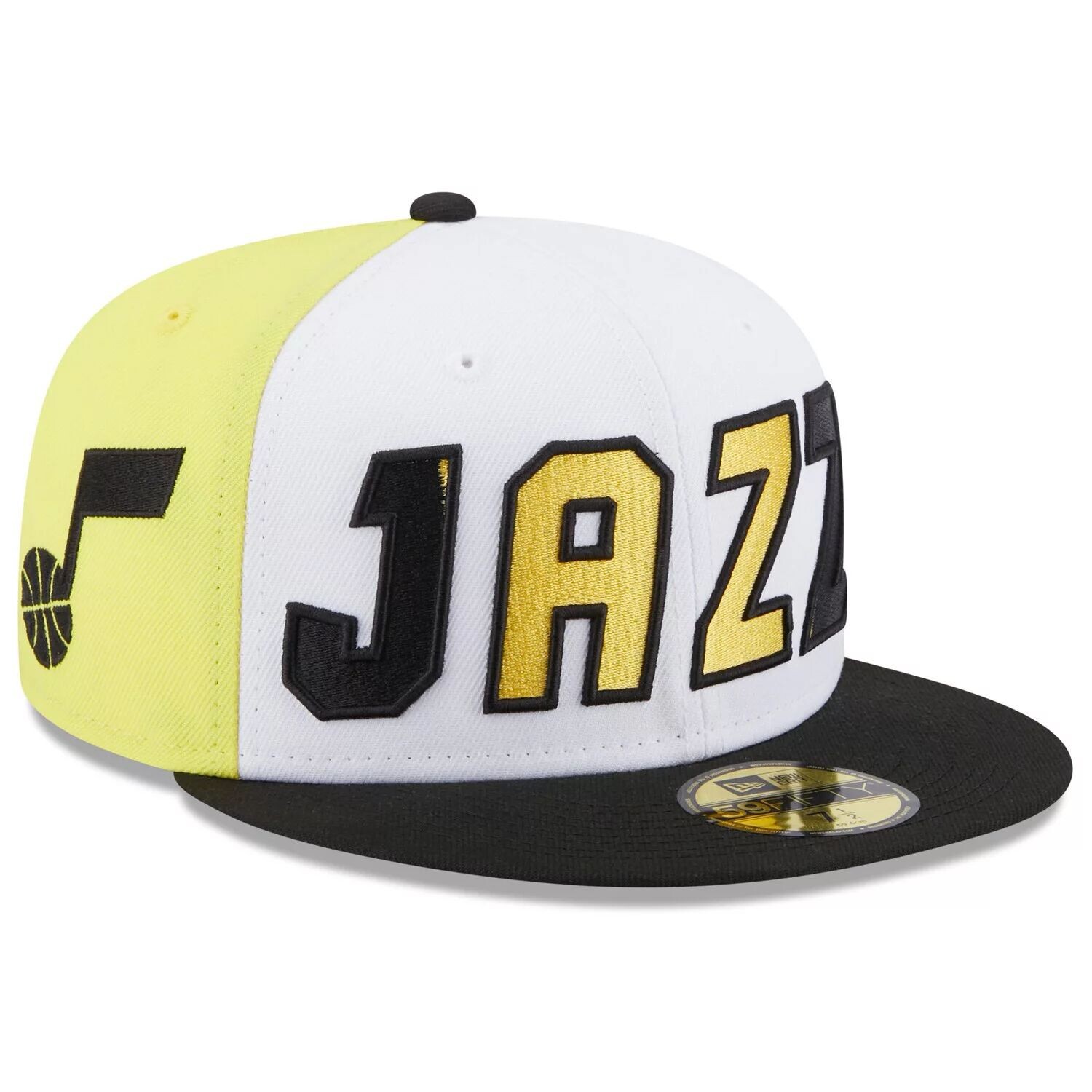 Мужская приталенная шляпа New Era белого/черного цвета с задней частью Utah Jazz 59FIFTY
Мужская приталенная шляпа New Era белого/черного цвета с задней частью Utah Jazz 59FIFTY