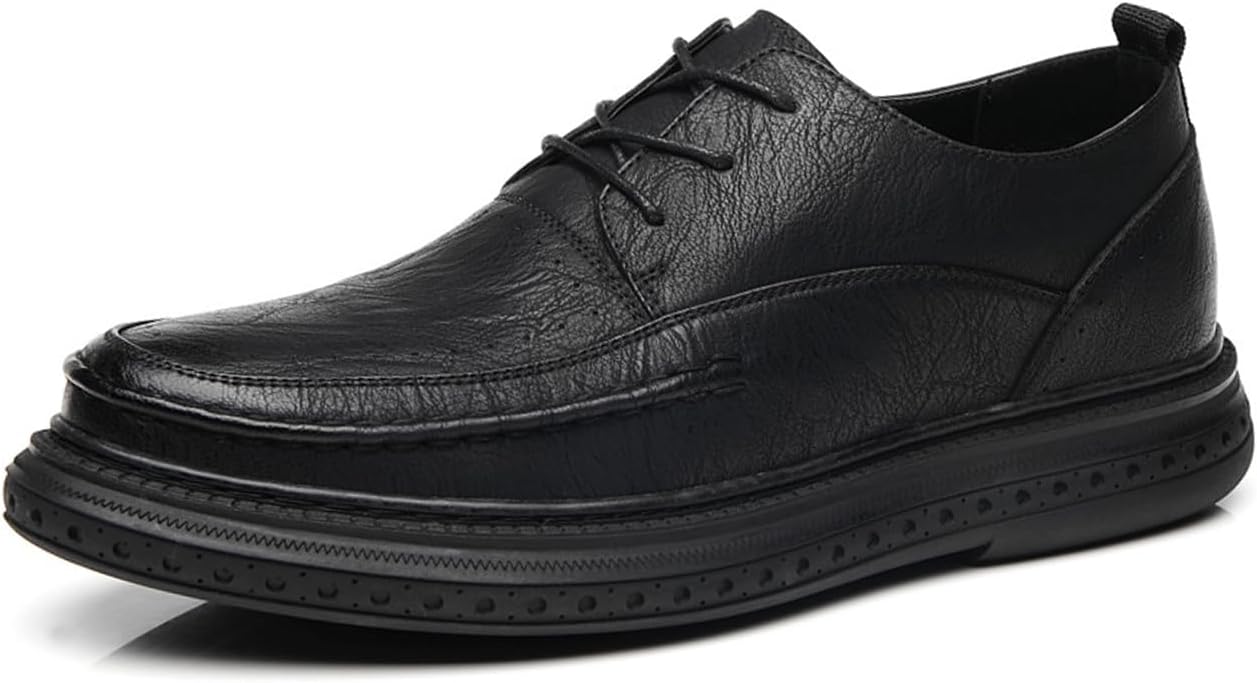 Мужские кожаные повседневные туфли Oxfords, удобные деловые туфли на шнуровке, слипоны, модные кроссовки, формальные офисные туфли, кроссовки Derby Purchawee, черный
Мужские кожаные повседневные туфли Oxfords, удобные деловые туфли на шнуровке, слипоны, модные кроссовки, формальные офисные туфли, кроссовки Derby Purchawee, черный