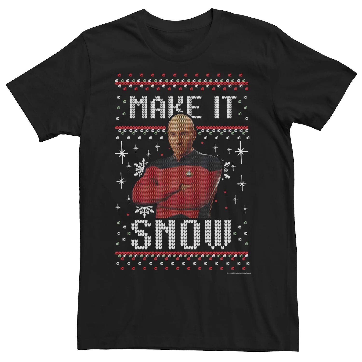 Мужская футболка Star Trek Next Generation Make It Snow Licensed Character
Мужская футболка Star Trek Next Generation Make It Snow Licensed Character