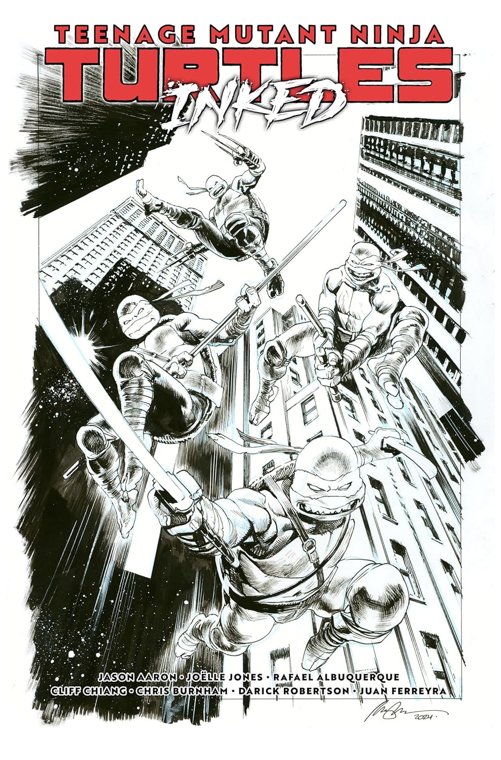 Teenage Mutant Ninja Turtles, Vol. 1: Return to New York―Inked Deluxe Edition (IDW Publishing)
Teenage Mutant Ninja Turtles, Vol. 1: Return to New York―Inked Deluxe Edition (IDW Publishing)