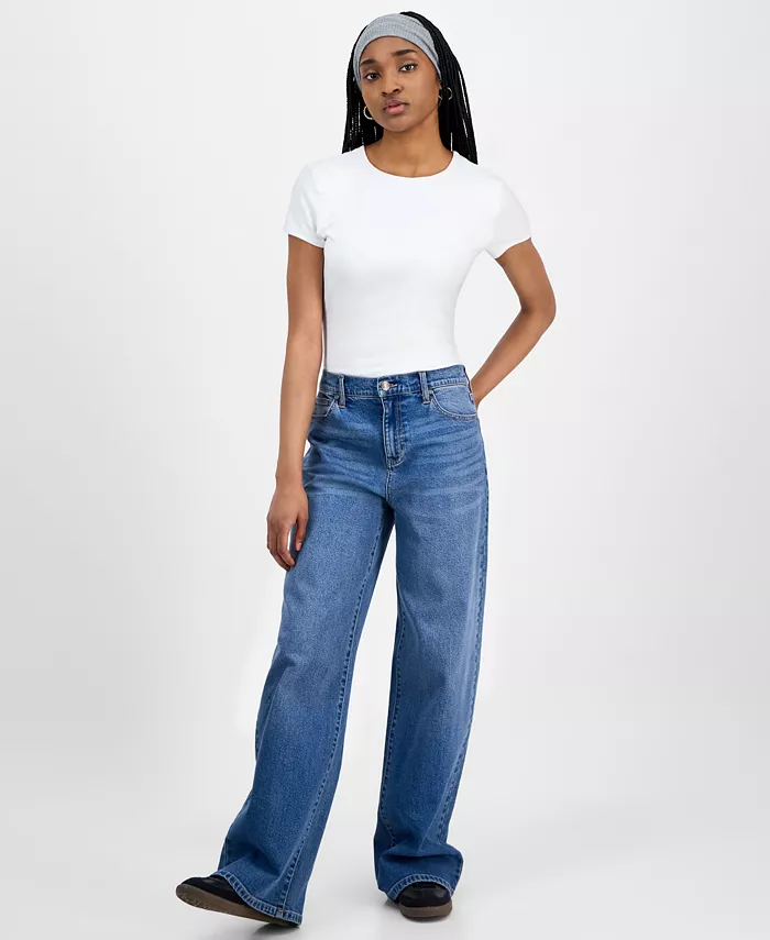 Джинсы с широкими штанинами и эластичной спинкой для подростков Celebrity Pink, синий
Джинсы с широкими штанинами и эластичной спинкой для подростков Celebrity Pink, синий