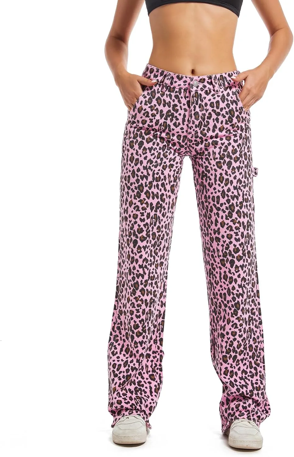 Женские джинсы прямого кроя с леопардовым принтом PinkyMoor
Женские джинсы прямого кроя с леопардовым принтом PinkyMoor