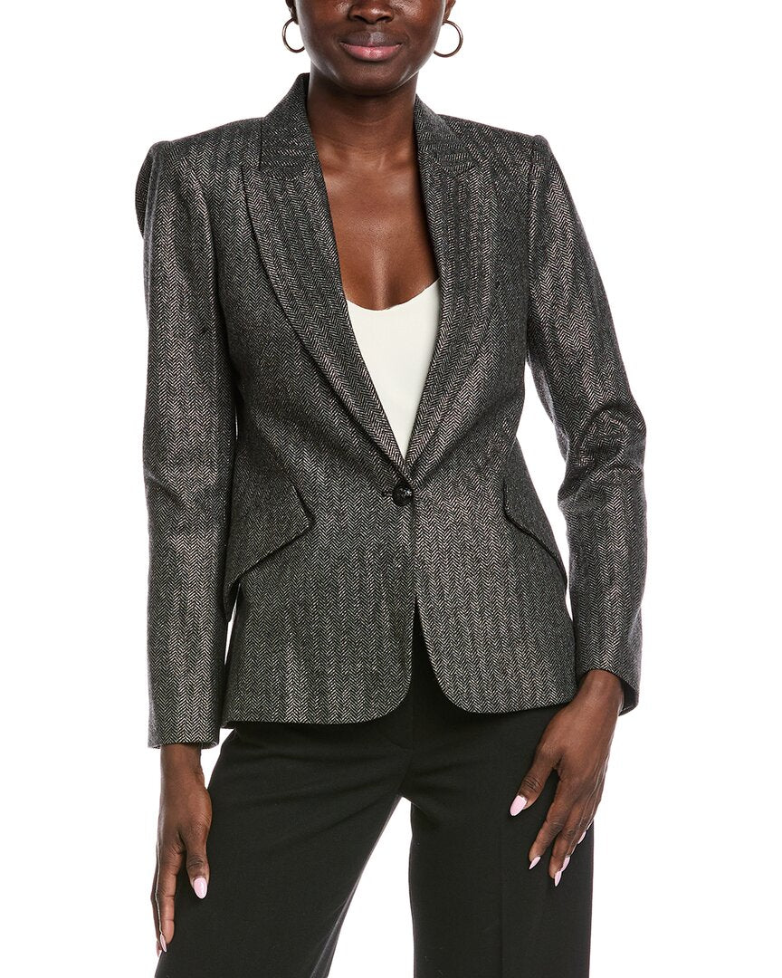 L'AGENCE Блейзер из шерстяной смеси Chamberlain, серый
L'AGENCE Блейзер из шерстяной смеси Chamberlain, серый