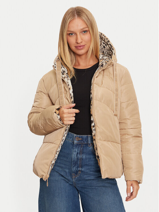 Пуховик стандартного кроя Guess, бежевый
Пуховик стандартного кроя Guess, бежевый