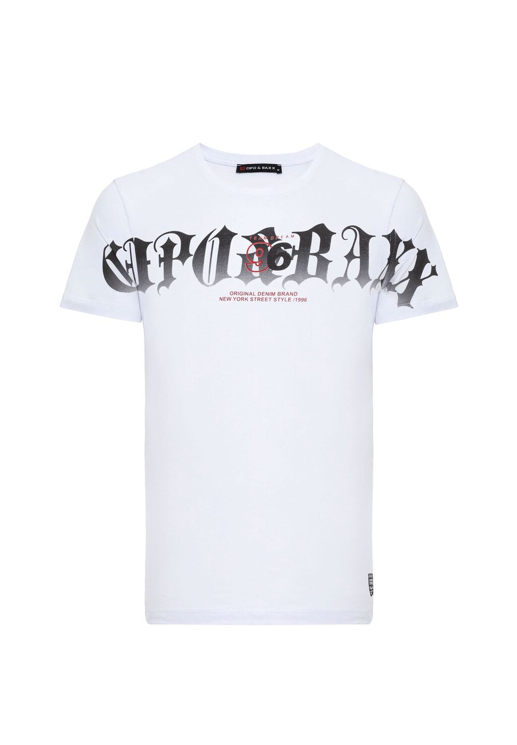 Футболка с классным фирменным принтом CIPO & BAXX, белый
Футболка с классным фирменным принтом CIPO & BAXX, белый