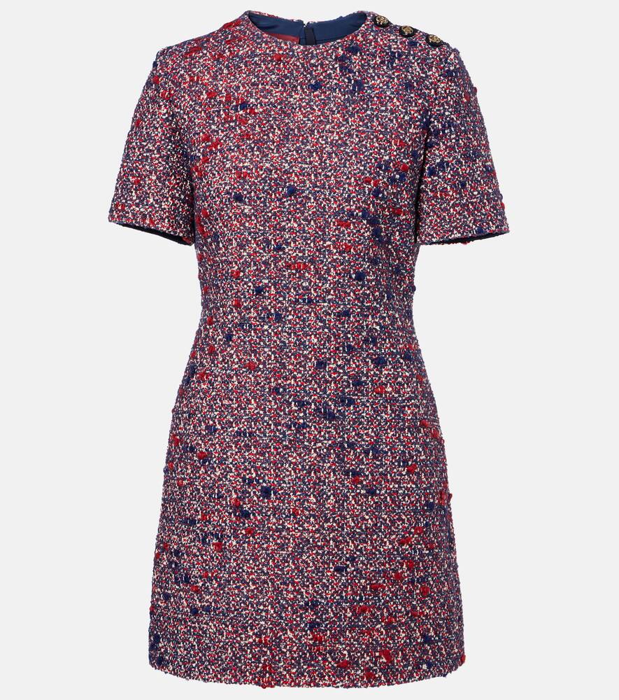 Мини-платье из твида с добавлением шерсти Gucci, Blue/Red/Mc
Мини-платье из твида с добавлением шерсти Gucci, Blue/Red/Mc