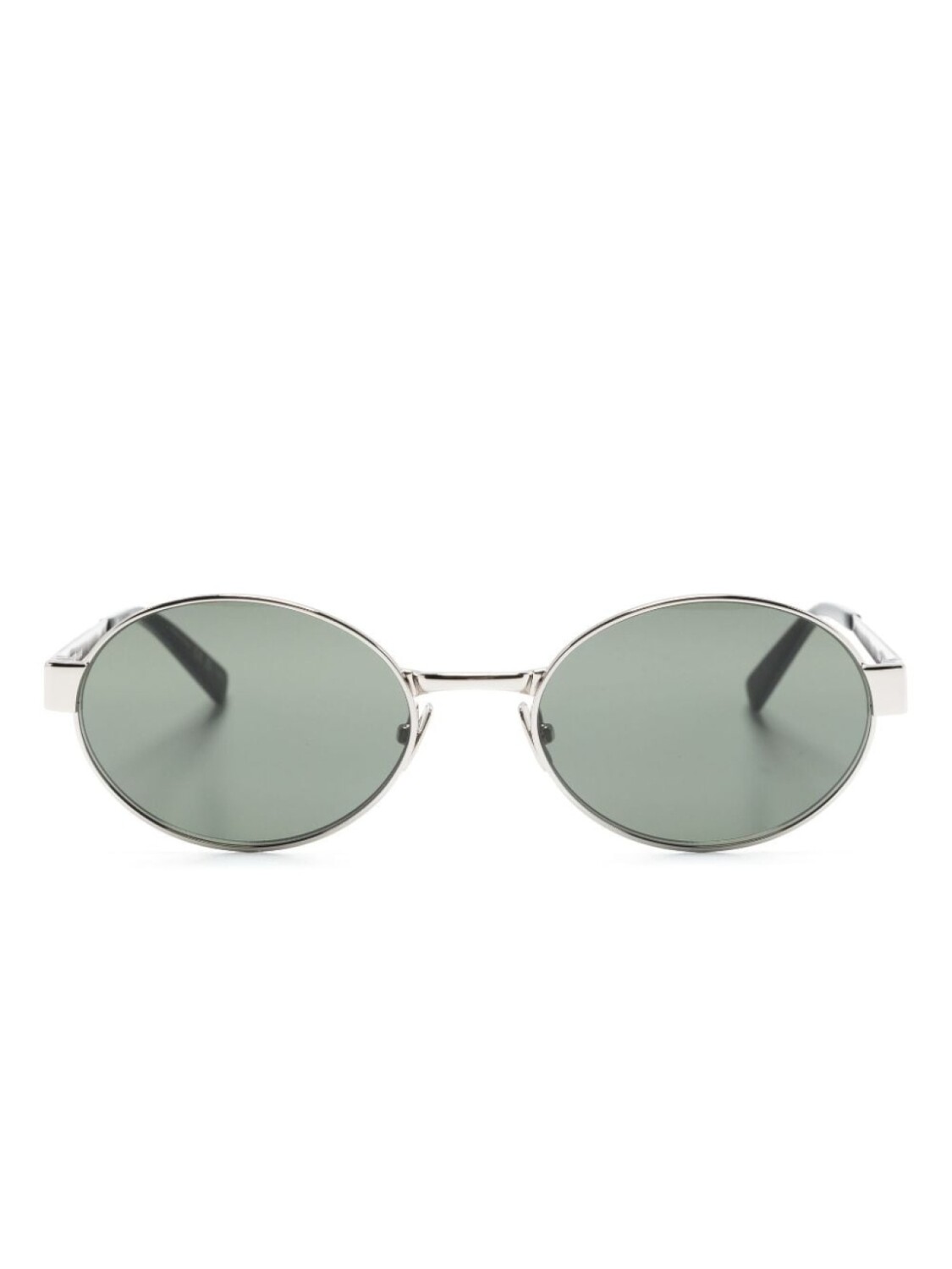 Saint Laurent Eyewear солнцезащитные очки в овальной оправе с логотипом, серебристый
Saint Laurent Eyewear солнцезащитные очки в овальной оправе с логотипом, серебристый