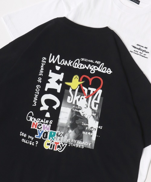 Футболка оверсайз с коротким рукавом, с вышитым принтом на спине Mark Gonzales, черный
Футболка оверсайз с коротким рукавом, с вышитым принтом на спине Mark Gonzales, черный