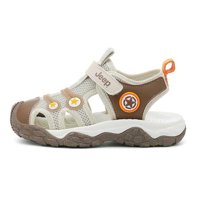 Детские сандалии детские коричневые Jeep, бежевый 
Детские сандалии детские коричневые Jeep, бежевый