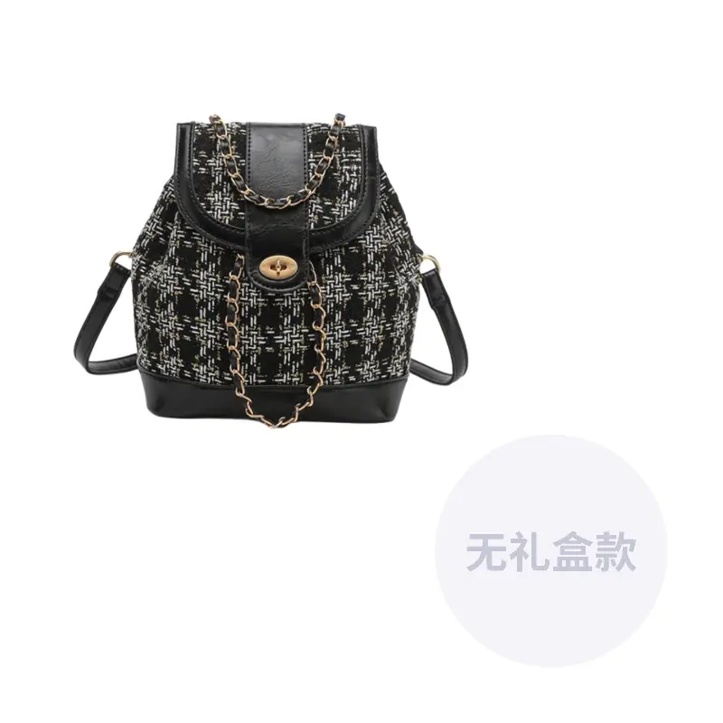 NOMK Одноплечевая сумка-ведро, Black Houndstooth
NOMK Одноплечевая сумка-ведро, Black Houndstooth