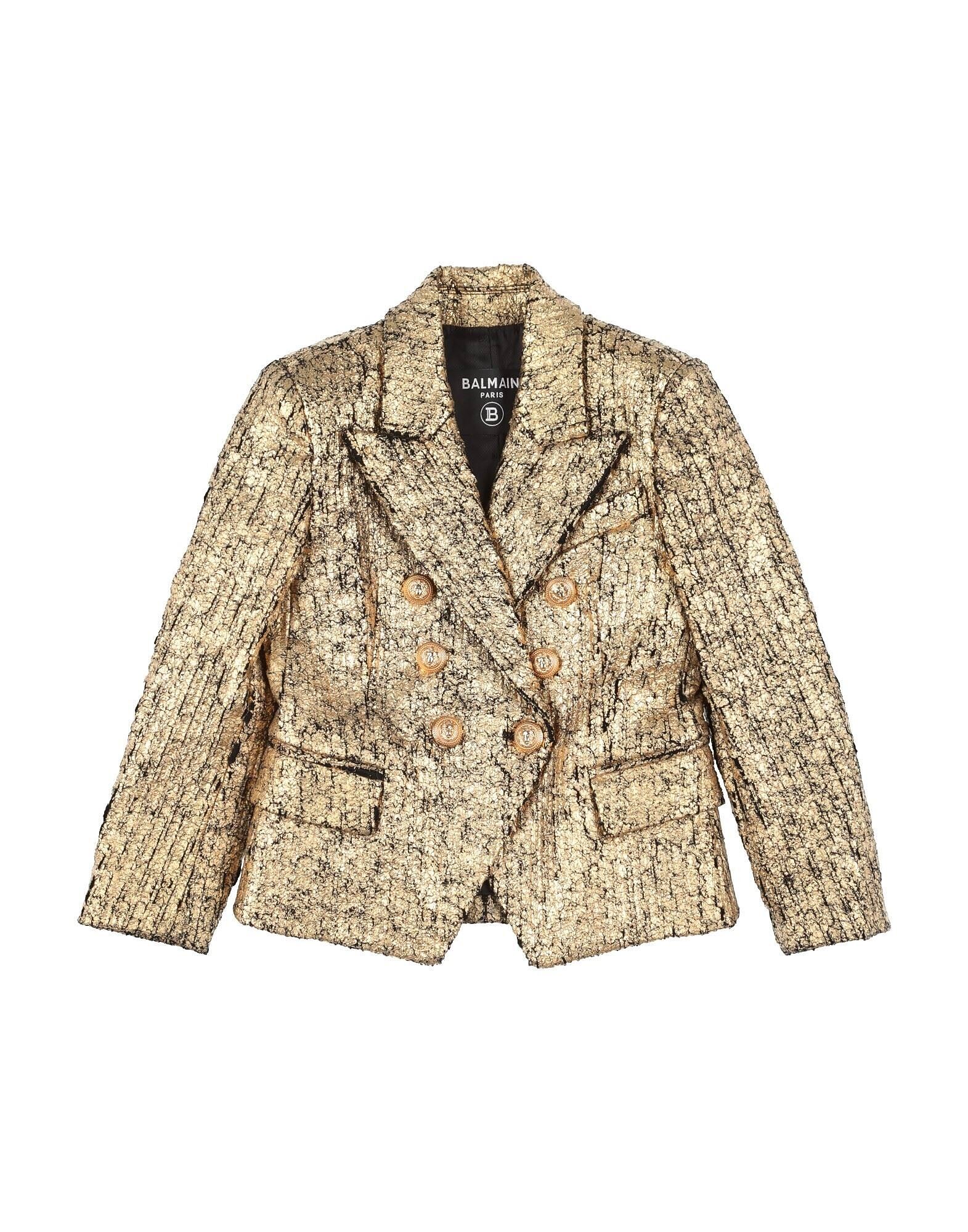 Блейзер для девочек Balmain, золотой
Блейзер для девочек Balmain, золотой