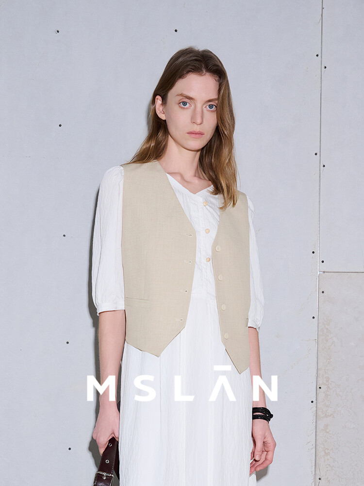 Жилет приталенный MSlan, хаки
Жилет приталенный MSlan, хаки