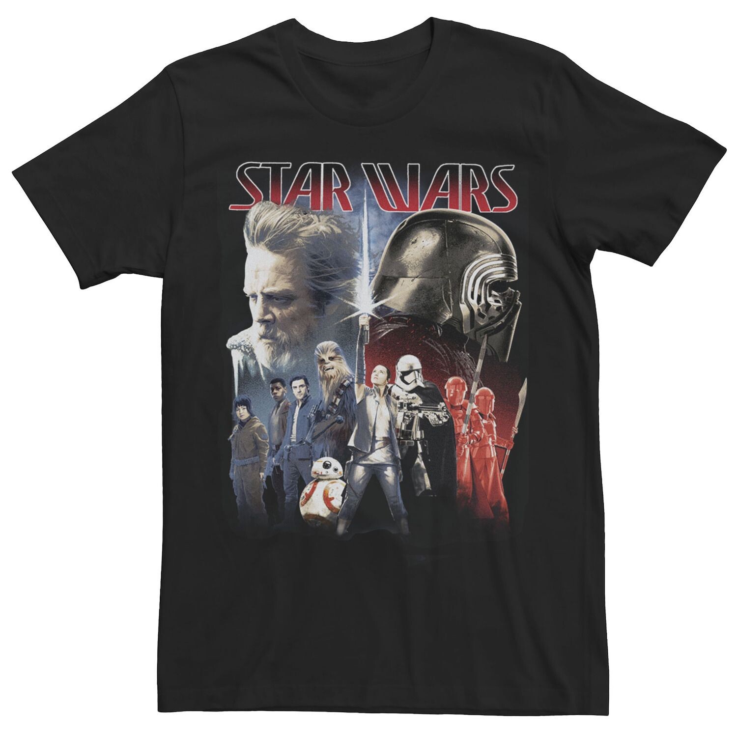 Мужская футболка Last Jedi Group Lineup Футболка Rey Lightsaber Fade Star Wars, черный
Мужская футболка Last Jedi Group Lineup Футболка Rey Lightsaber Fade Star Wars, черный