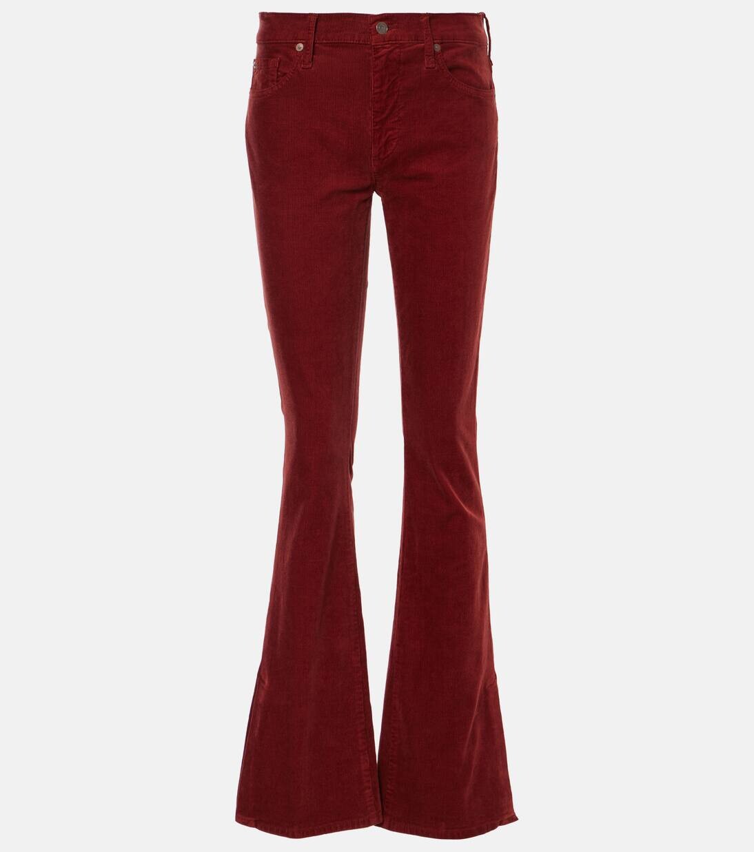 Джинсы bootcut средней посадки 7 For All Mankind, цвет garnet
Джинсы bootcut средней посадки 7 For All Mankind, цвет garnet