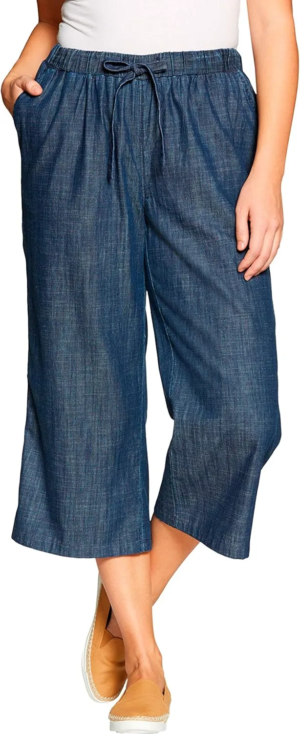 Woman Within Plus Size джинсовые капри на шнурке
Woman Within Plus Size джинсовые капри на шнурке