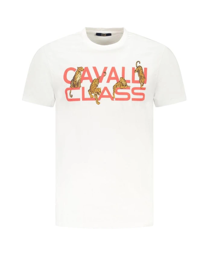 Мужская футболка с леопардовым принтом Cavalli Class, белый
Мужская футболка с леопардовым принтом Cavalli Class, белый