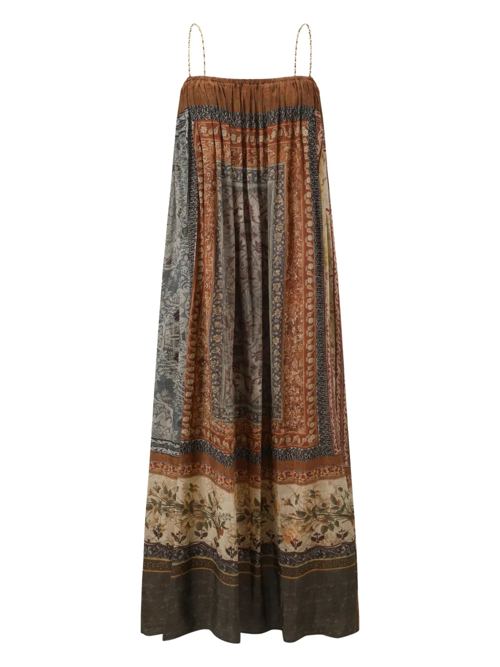 Платье миди со складками Into The East, коричневый
Платье миди со складками Into The East, коричневый