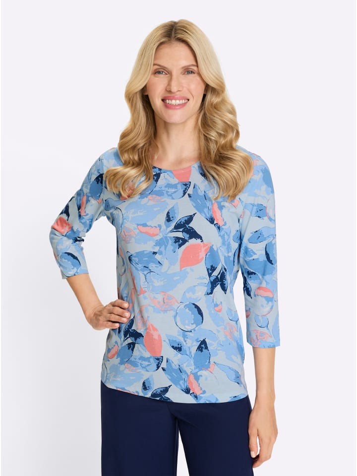 Рубашка с рукавами 3/4 небесно-голубого цвета с принтом фламинго Sieh an!
Рубашка с рукавами 3/4 небесно-голубого цвета с принтом фламинго Sieh an!