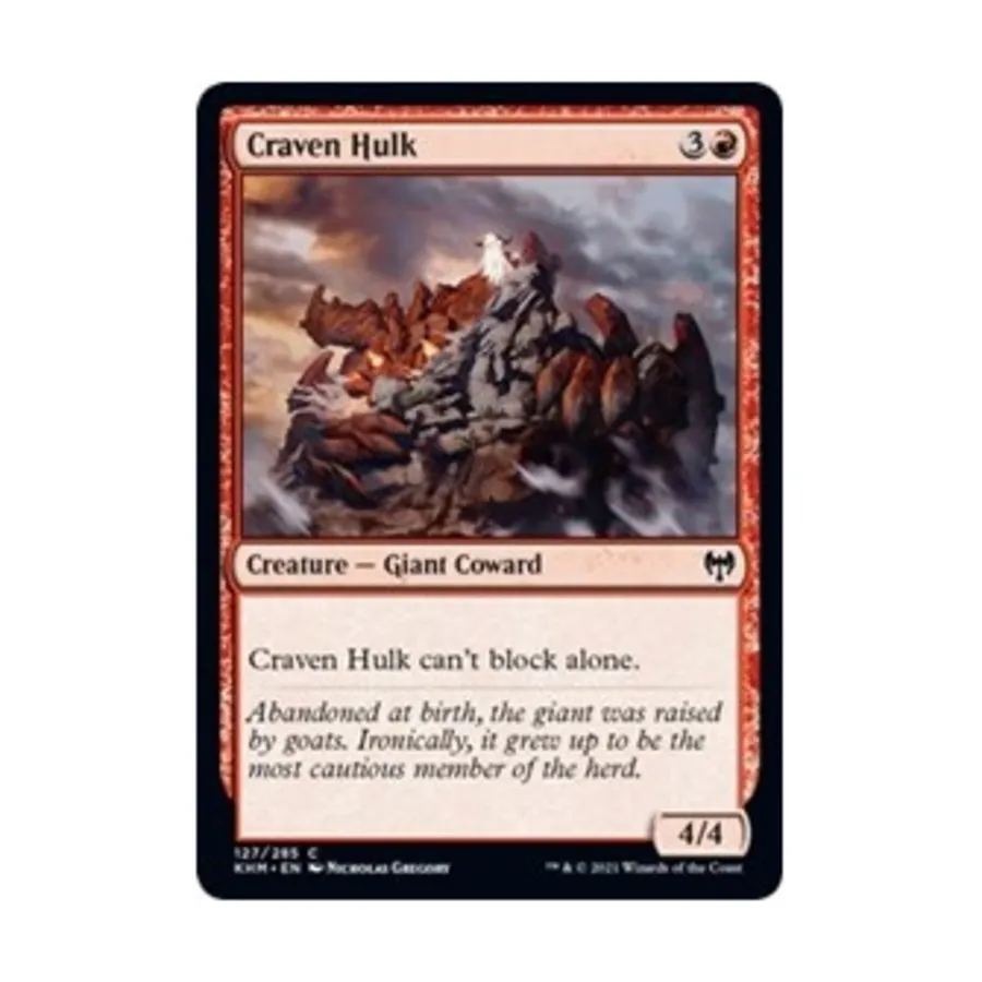 CCG Крэйвен Халк (К), MTG - Kaldheim
CCG Крэйвен Халк (К), MTG - Kaldheim