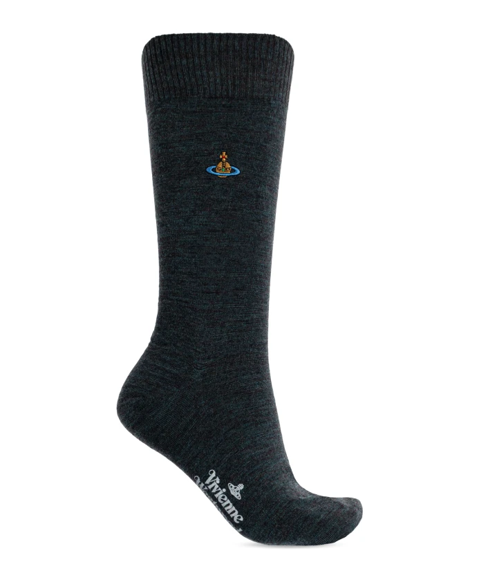 Носки с логотипом Vivienne Westwood, синий
Носки с логотипом Vivienne Westwood, синий