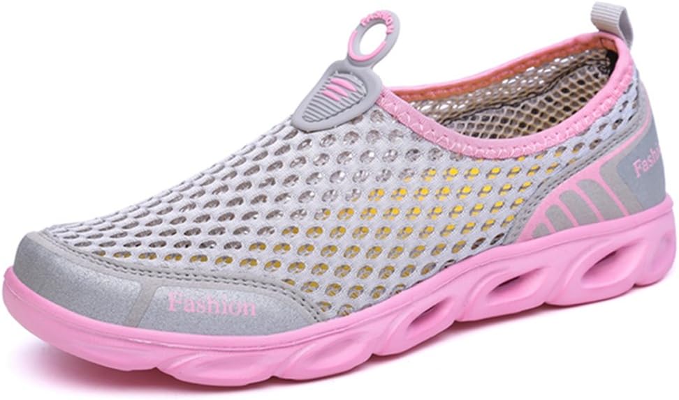 Кроссовки для женщин и мужчин LGXH для пляжа и активного отдыха, легкие, с быстросохнущей сеткой, водонепроницаемые, без шнурков, розовый/серый
Кроссовки для женщин и мужчин LGXH для пляжа и активного отдыха, легкие, с быстросохнущей сеткой, водонепроницаемые, без шнурков, розовый/серый