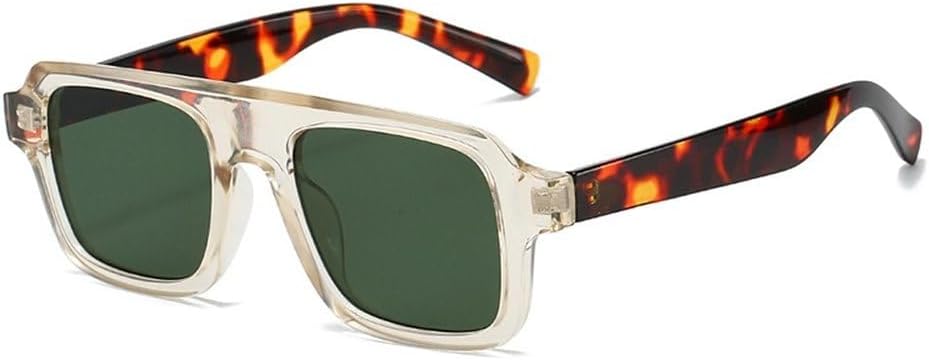 Мужские солнцезащитные очки в стиле ретро, квадратные, модные, прозрачные, красные, синие, с защитой от УФ-излучения UV400, женские солнцезащитные очки в стиле панк SKFGNX, Champagne Dark Green
Мужские солнцезащитные очки в стиле ретро, квадратные, модные, прозрачные, красные, синие, с защитой от УФ-излучения UV400, женские солнцезащитные очки в стиле панк SKFGNX, Champagne Dark Green