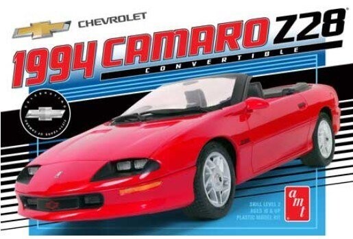 АМТ, сборочная модель автомобиля Chevy Camero Convertible 1994 года выпуска 1:20 AMT
АМТ, сборочная модель автомобиля Chevy Camero Convertible 1994 года выпуска 1:20 AMT