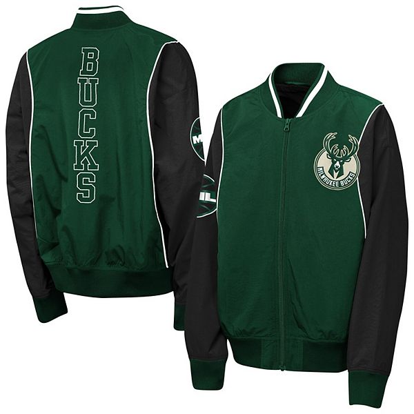 Ветровка Milwaukee Bucks Two-Pointer с молнией, цвет hunter green/black Outerstuff
Ветровка Milwaukee Bucks Two-Pointer с молнией, цвет hunter green/black Outerstuff