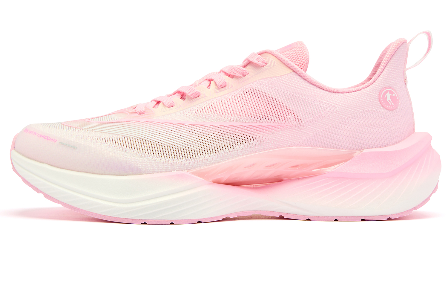 QIAODAN Кроссовки для бега с низким верхом, амортизирующие, противоскользящие и износостойкие, мужские, белые, розовые
QIAODAN Кроссовки для бега с низким верхом, амортизирующие, противоскользящие и износостойкие, мужские, белые, розовые