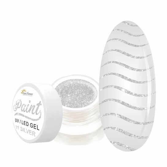 Цвет геля краски - Серебро 11, SUNFLOWER
Цвет геля краски - Серебро 11, SUNFLOWER