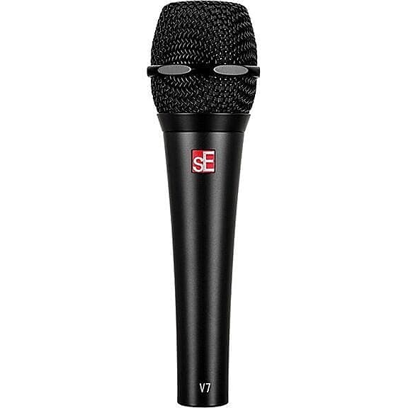 Кардиоидный динамический вокальный микрофон sE Electronics V7 Handheld Supercardioid Dynamic Microphone 
Кардиоидный динамический вокальный микрофон sE Electronics V7 Handheld Supercardioid Dynamic Microphone