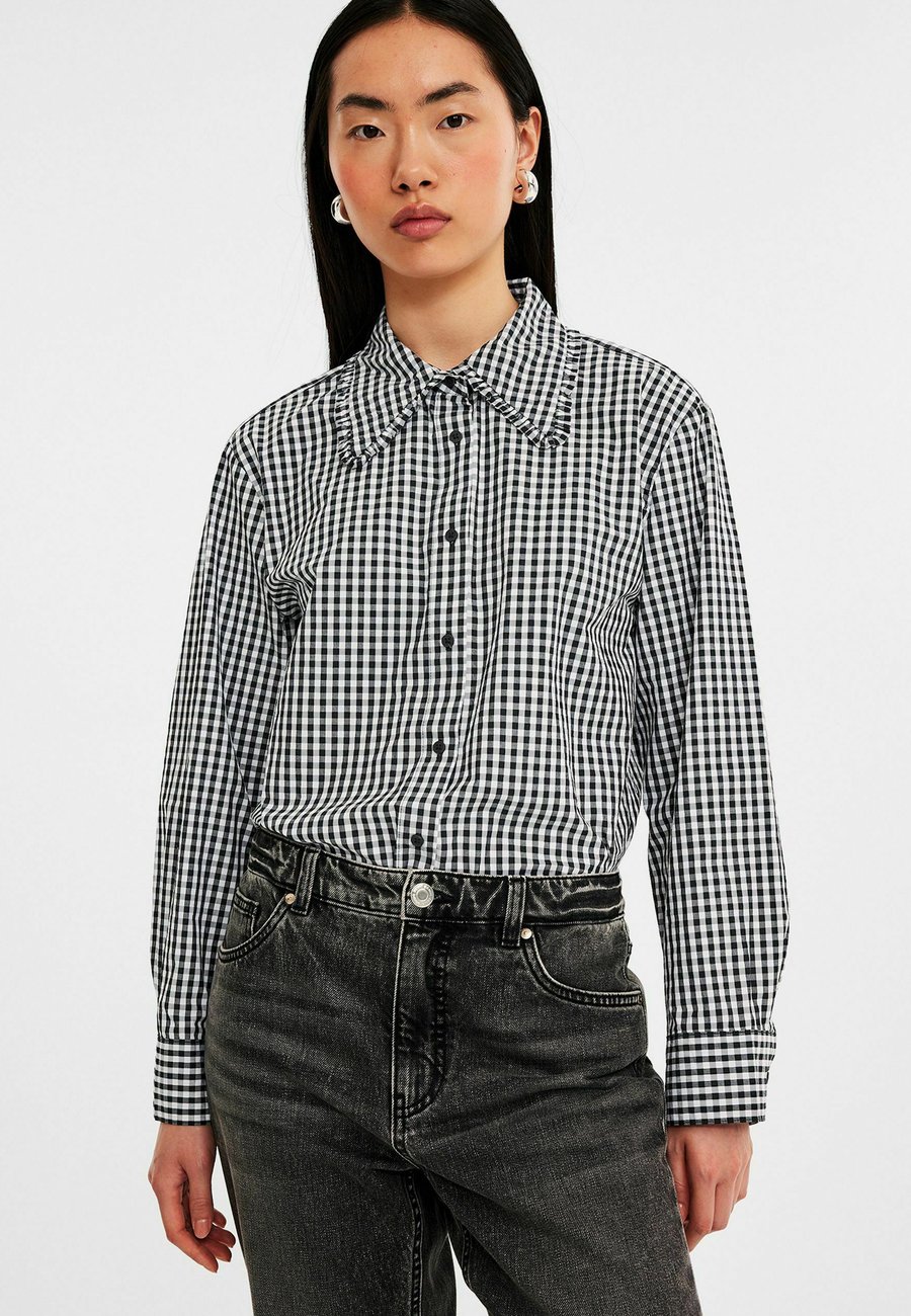 Блуза Kappahl Button-down blouse, Black
Блуза Kappahl Button-down blouse, Black
