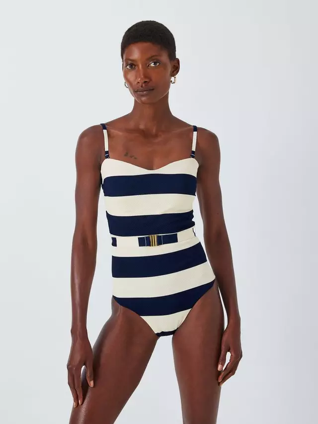Купальник John Lewis Hello Sailor Stripe Belted, синий
Купальник John Lewis Hello Sailor Stripe Belted, синий