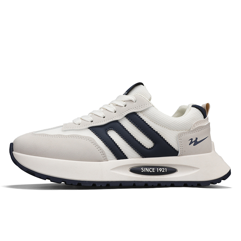 Binary Нескользящие, износостойкие, легкие повседневные низкие туфли для мужчин бежево-синего цвета 
Binary Нескользящие, износостойкие, легкие повседневные низкие туфли для мужчин бежево-синего цвета