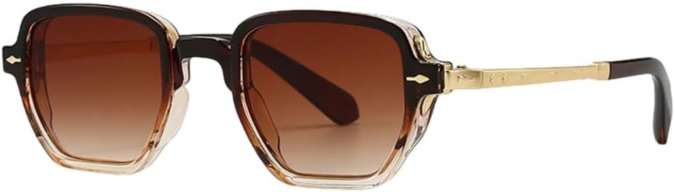 Солнцезащитные очки MUTYNE в маленькой оправе в стиле ретро для женщин, полуметаллические, квадратные, для мужчин, защита от УФ-излучения UV400, коричнево-зеленые, Brown
Солнцезащитные очки MUTYNE в маленькой оправе в стиле ретро для женщин, полуметаллические, квадратные, для мужчин, защита от УФ-излучения UV400, коричнево-зеленые, Brown