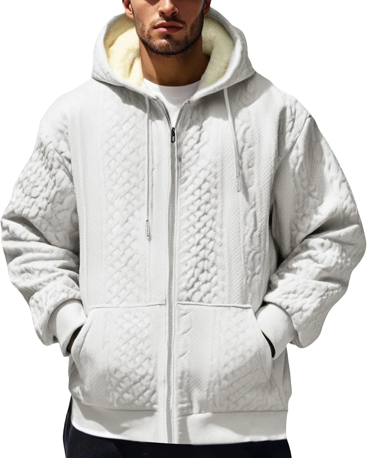 Толстовка с капюшоном Zip для мужчин, Plus Size, с карманом
Толстовка с капюшоном Zip для мужчин, Plus Size, с карманом