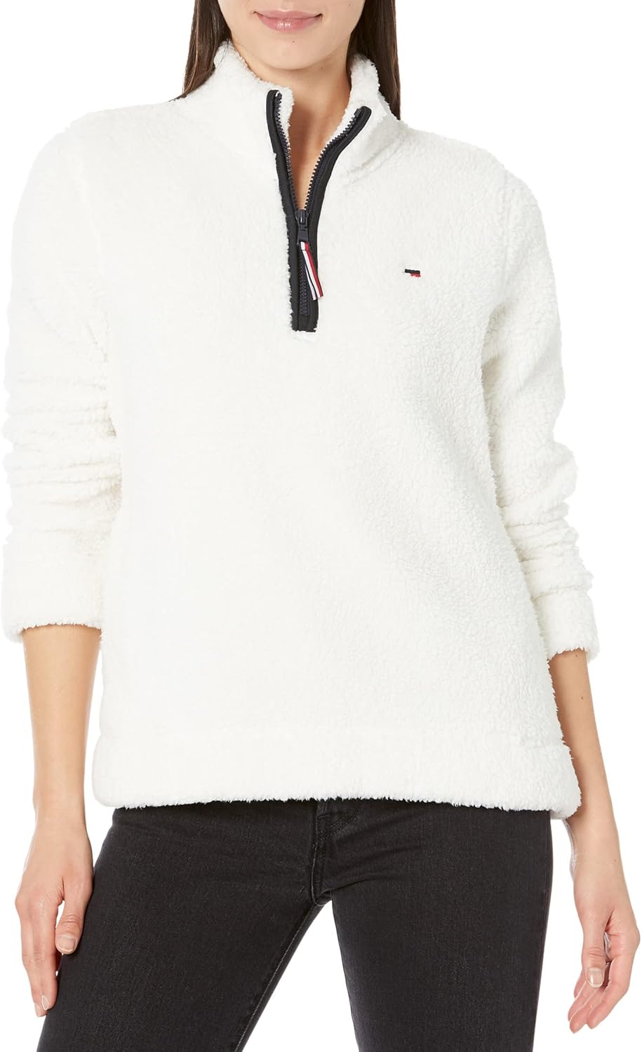 Женская куртка Tommy Hilfiger из шерпы с застежкой-молнией 1/4, Soft Ivory Quarter Zip
Женская куртка Tommy Hilfiger из шерпы с застежкой-молнией 1/4, Soft Ivory Quarter Zip