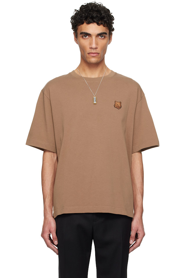 Футболка оверсайз с принтом головы дерзкого лиса Maison Kitsuné, цвет brunette
Футболка оверсайз с принтом головы дерзкого лиса Maison Kitsuné, цвет brunette